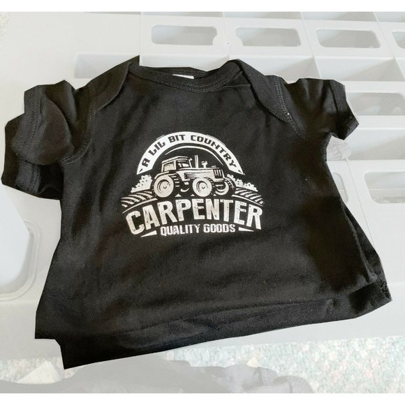 'LIL' BIT COUNTRY - Baby One Piece w snap closure Infant Creeper - Picture 1 of 2